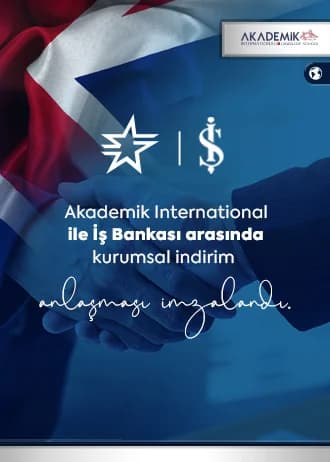 Akademik International – Türkiye İş Bankası Kurumsal İndirim Anlaşması Akademik International Dil Kursu ile Türkiye İş Bankası Arasında Kurumsal İndirim Anlaşması İmzalandı